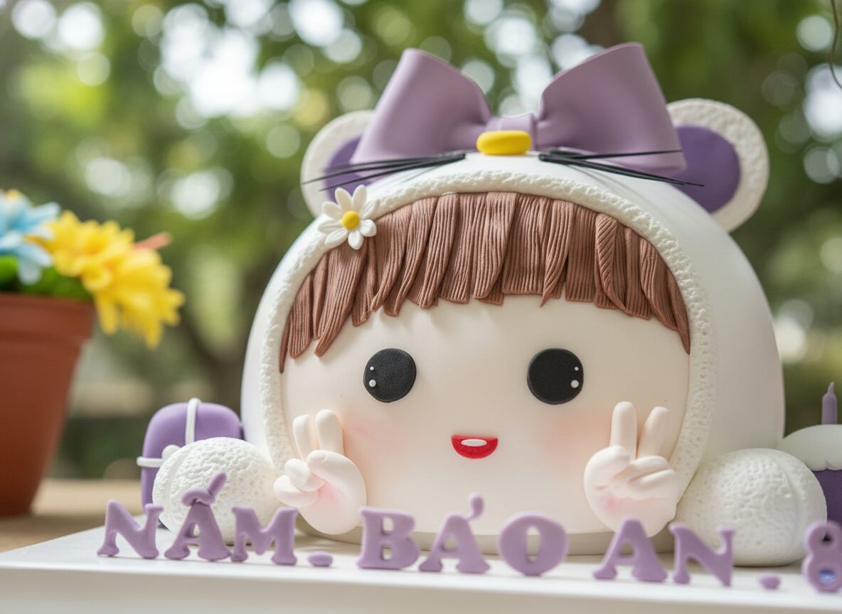 Alternative view of Mẫu bánh chuột tím mộng mơ