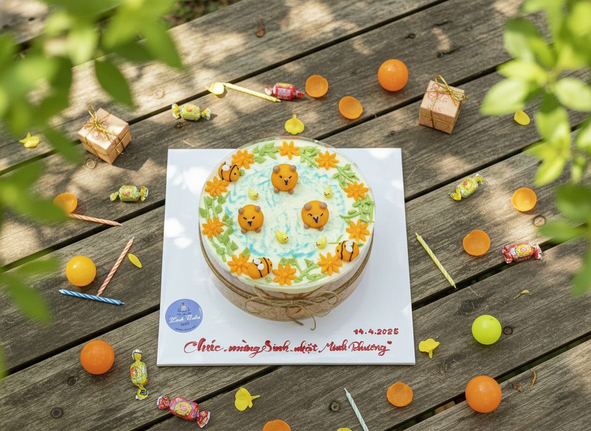 Mẫu bánh gấu vàng